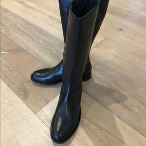 NEW IN BOX Pazitos black leather boots Eur 36